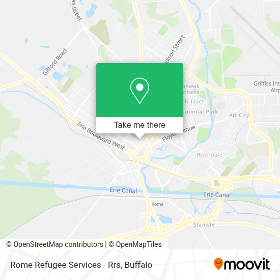 Rome Refugee Services - Rrs map
