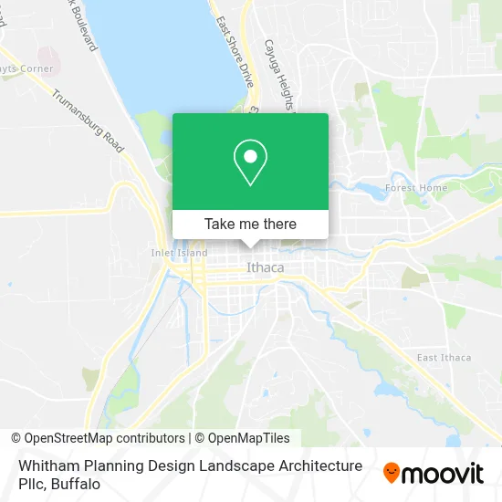 Whitham Planning Design Landscape Architecture Pllc map