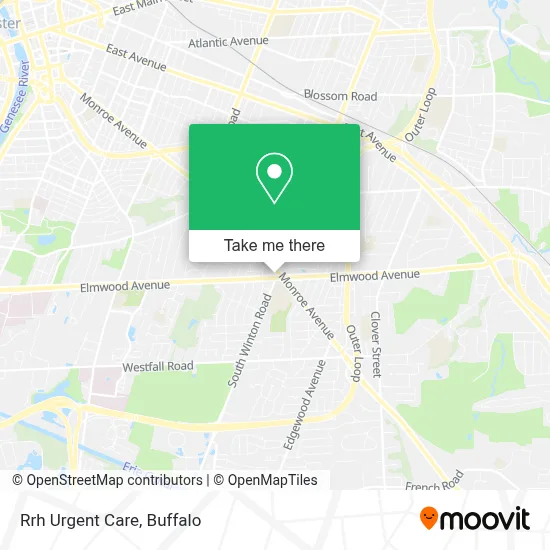 Rrh Urgent Care map