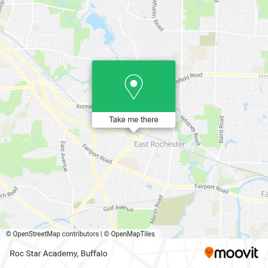 Roc Star Academy map