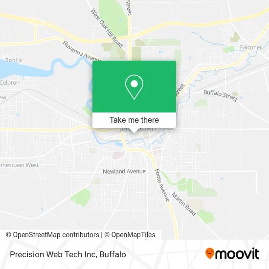 Precision Web Tech Inc map