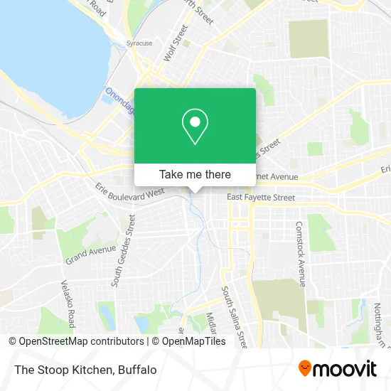 The Stoop Kitchen map