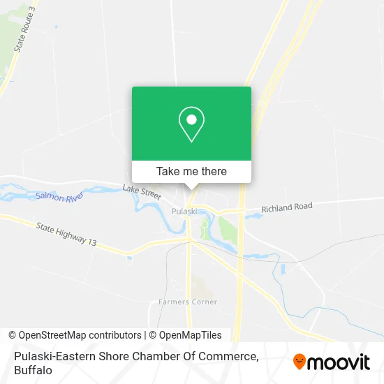 Pulaski-Eastern Shore Chamber Of Commerce map