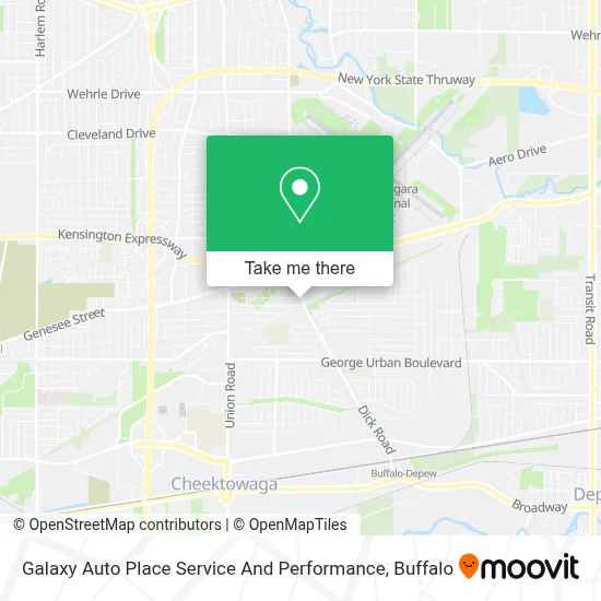 Galaxy Auto Place Service And Performance map