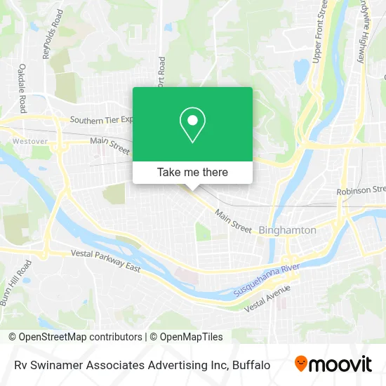 Rv Swinamer Associates Advertising Inc map
