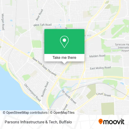 Parsons Infrastructure & Tech map