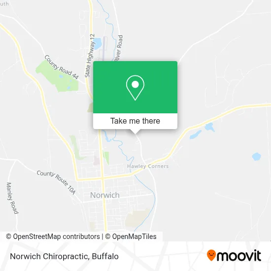 Norwich Chiropractic map