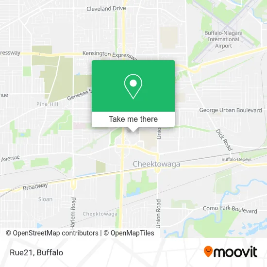 Rue21 map