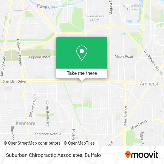 Suburban Chiropractic Associates map