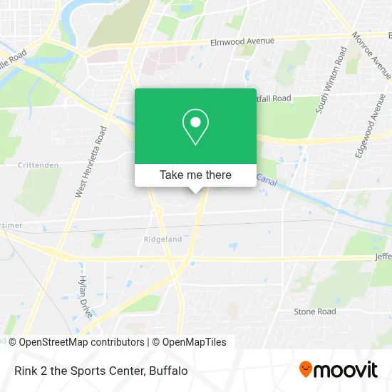 Rink 2 the Sports Center map