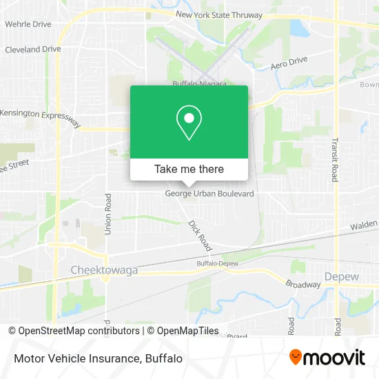 Motor Vehicle Insurance map