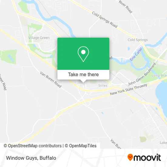 Window Guys map