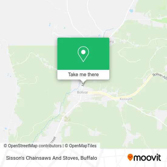 Sisson's Chainsaws And Stoves map
