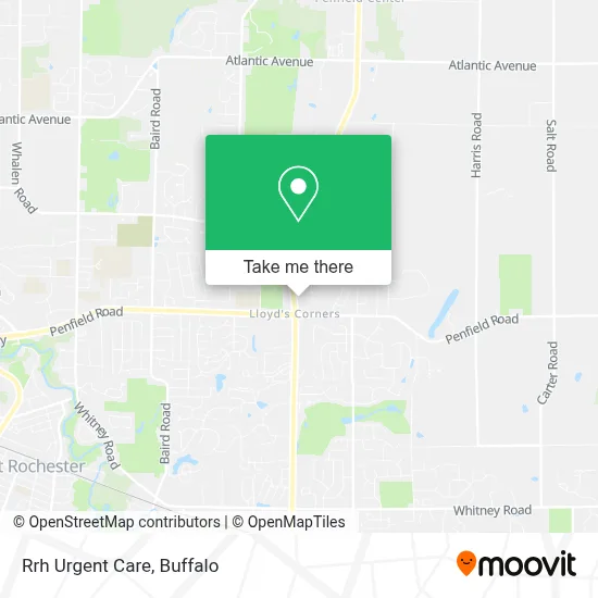 Rrh Urgent Care map