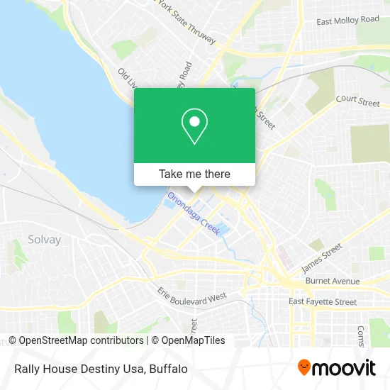 Rally House Destiny Usa map
