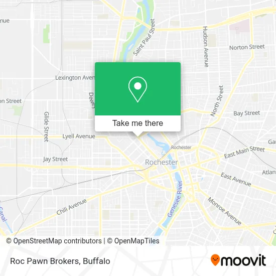 Roc Pawn Brokers map