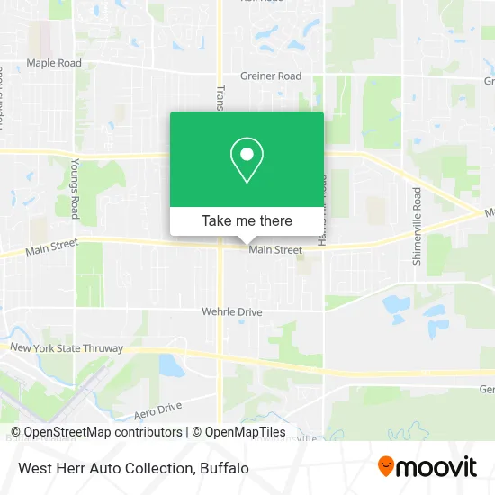 West Herr Auto Collection map