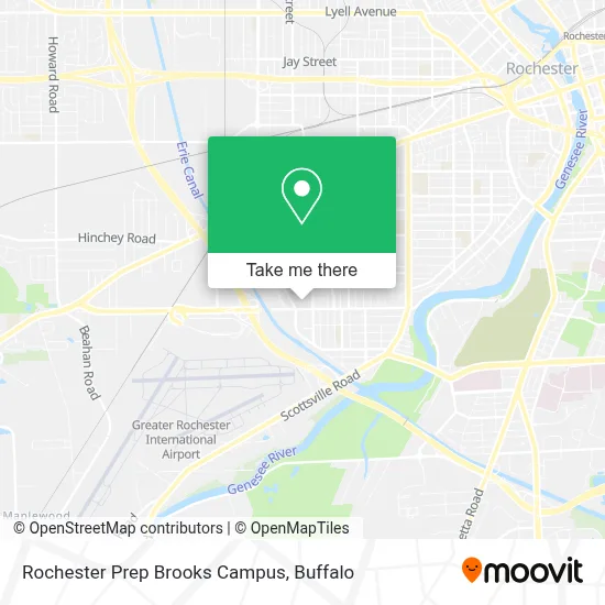 Rochester Prep Brooks Campus map