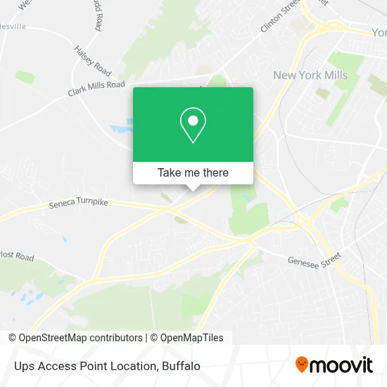 Ups Access Point Location map