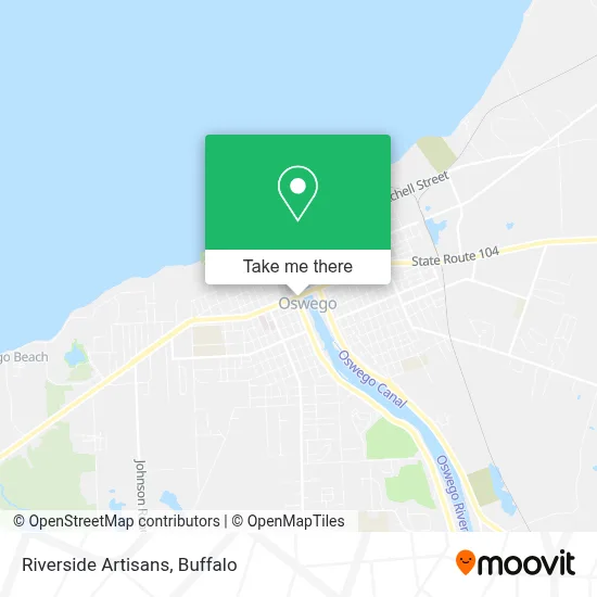 Riverside Artisans map