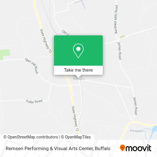 Remsen Performing & Visual Arts Center map