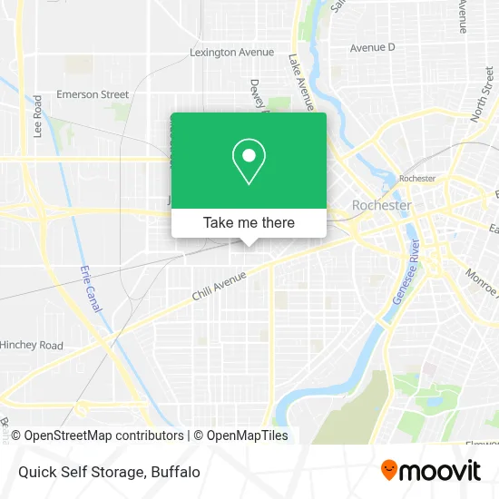 Quick Self Storage map