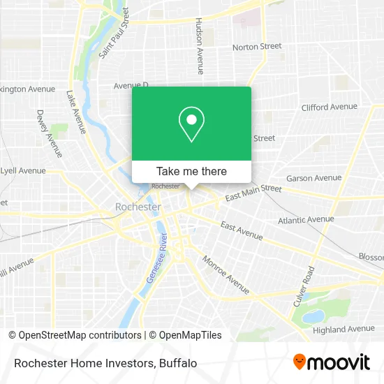 Rochester Home Investors map