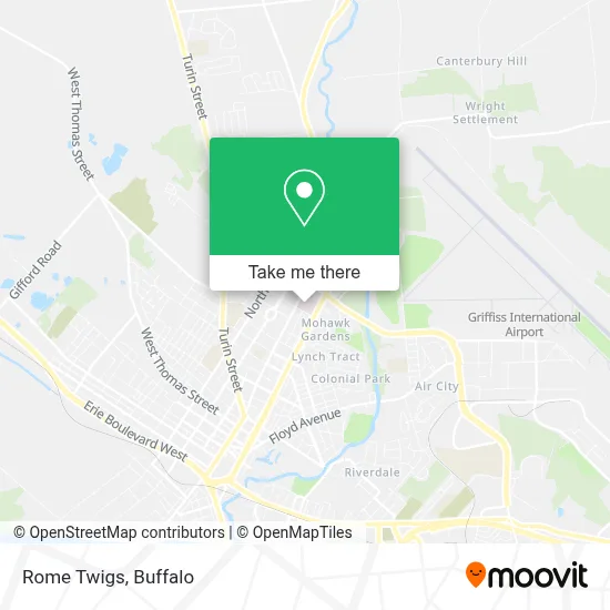 Rome Twigs map