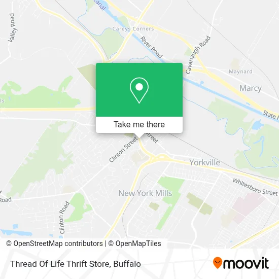 Thread Of Life Thrift Store map
