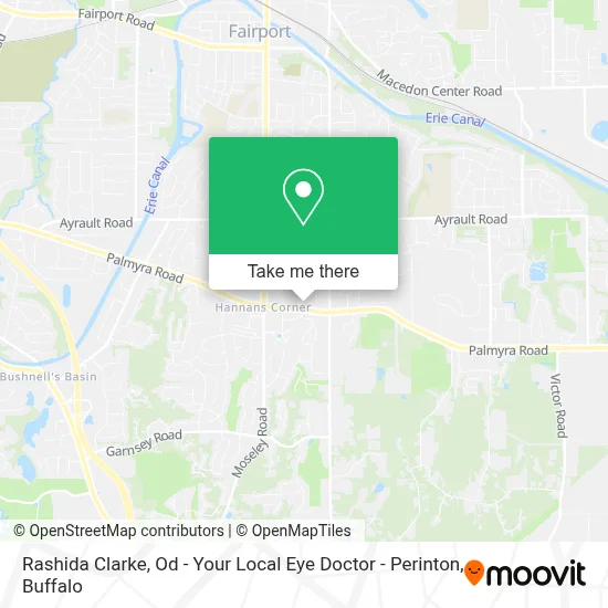 Rashida Clarke, Od - Your Local Eye Doctor - Perinton map