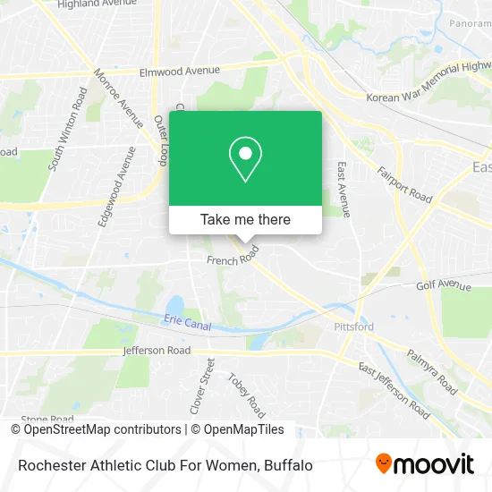 Rochester Athletic Club For Women map
