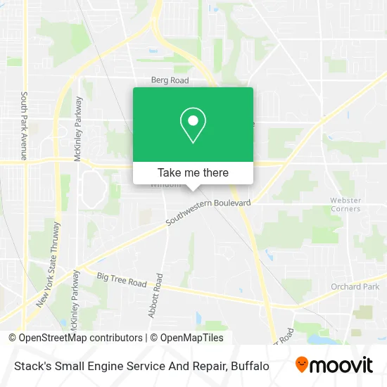 Stack's Small Engine Service And Repair map