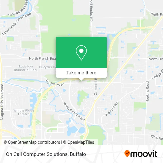 On Call Computer Solutions map