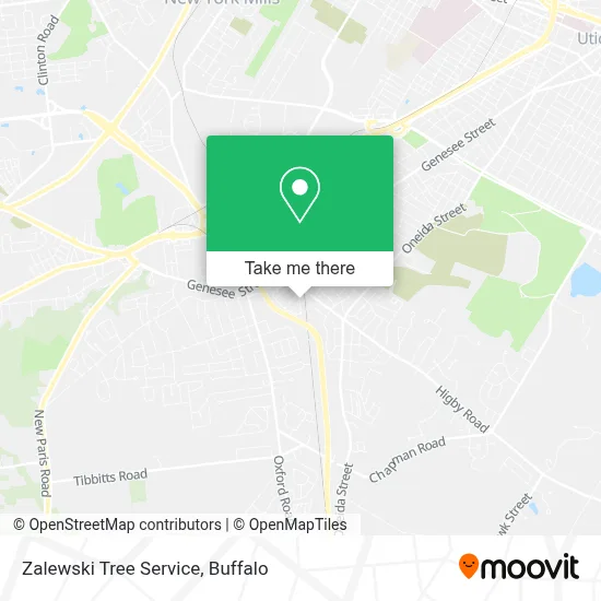 Zalewski Tree Service map