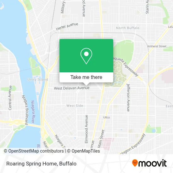 Roaring Spring Home map