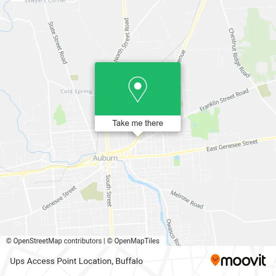Ups Access Point Location map