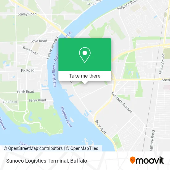 Sunoco Logistics Terminal map