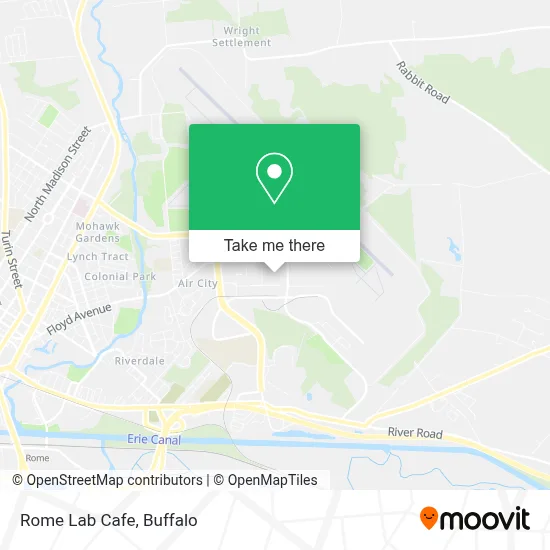 Rome Lab Cafe map