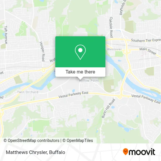 Matthews Chrysler map