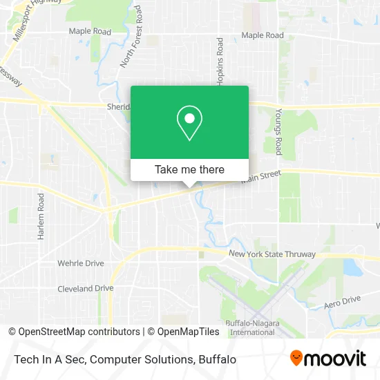 Tech In A Sec, Computer Solutions map