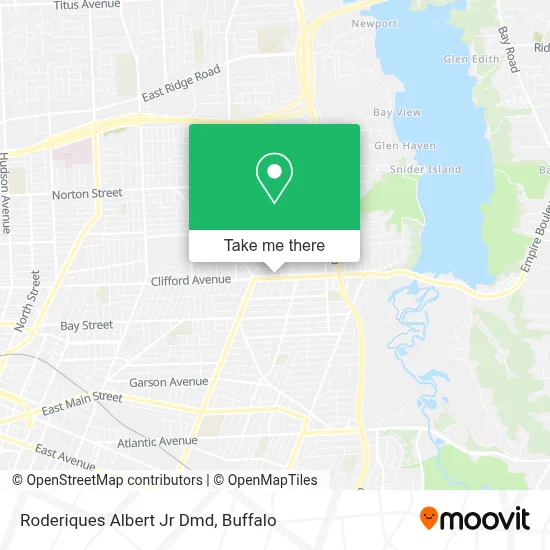 Roderiques Albert Jr Dmd map
