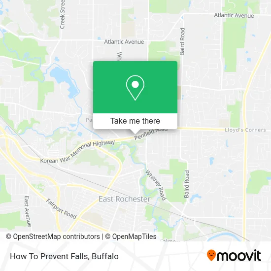 How To Prevent Falls map