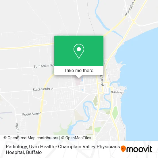 Radiology, Uvm Health - Champlain Valley Physicians Hospital map