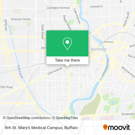 Rrh St. Mary's Medical Campus map