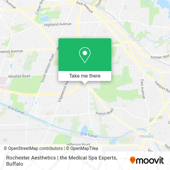 Rochester Aesthetics | the Medical Spa Experts map