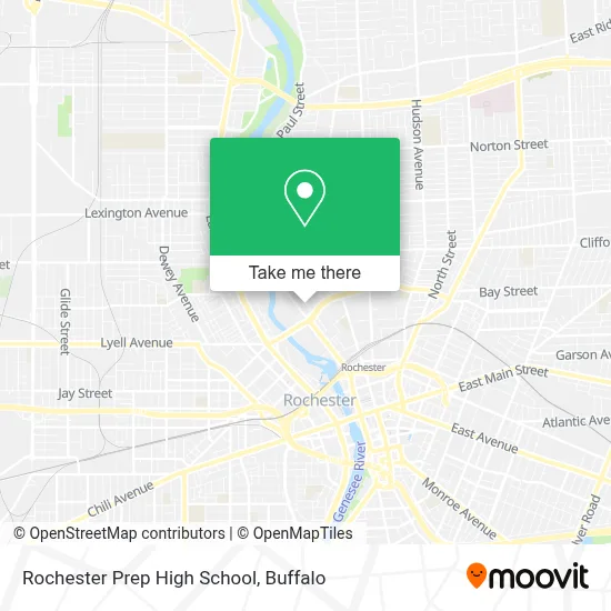 Rochester Prep High School map