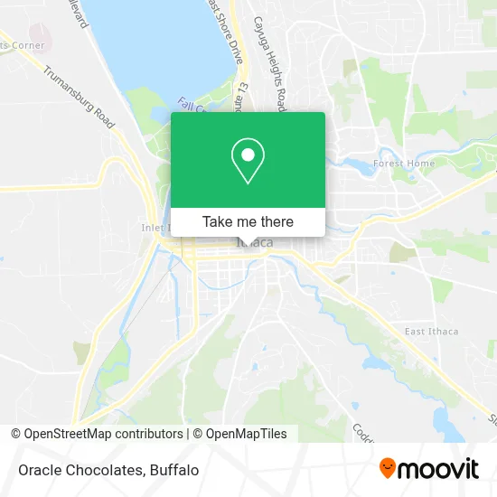 Oracle Chocolates map