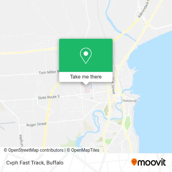 Cvph Fast Track map