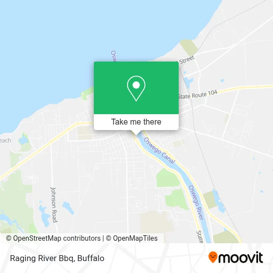 Raging River Bbq map