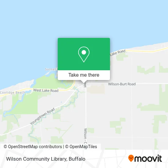 Wilson Community Library map